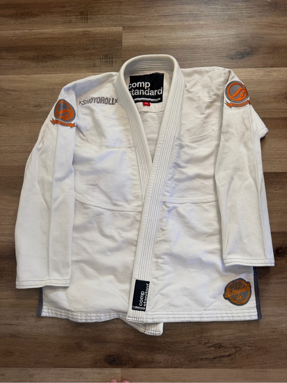 Shoyoroll Comp Standard Jiu-Jitsu Gi Jacket Top White Adult Unisex A3